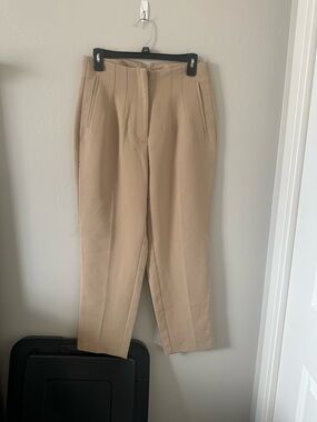 Nine West Beige Cropped Tailored Pants